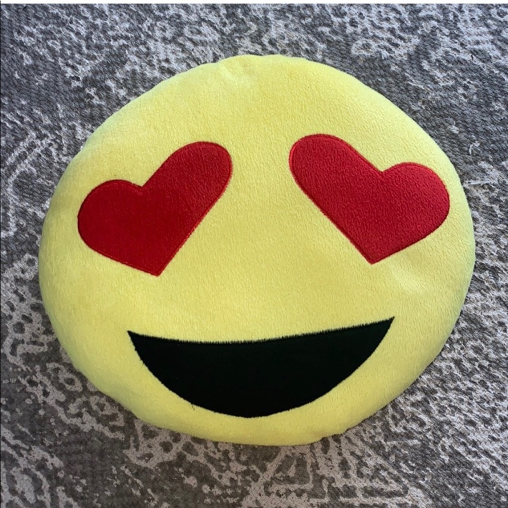 Heart Eyes 😍 Emoji Pillow